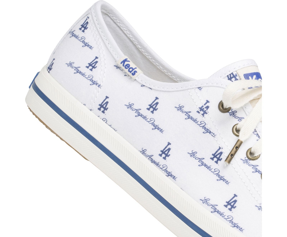 Keds Womens Sneakers White/Blue - Kickstart MLB® - 529RIHDTS